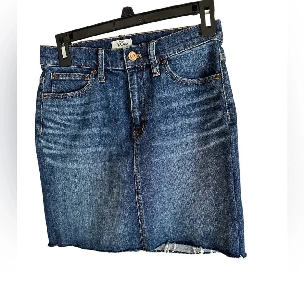 J. Crew denim skirt size 25 (2)